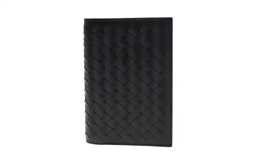 Bottega Veneta Sheepskin Wallet Men's Black