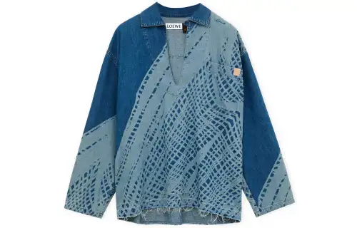 Loewe laser-print denim shirt