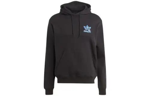 Adidas Originals Trefoil Graphic Liquid Trefoil Hoodie Sweatshirt Men's Black