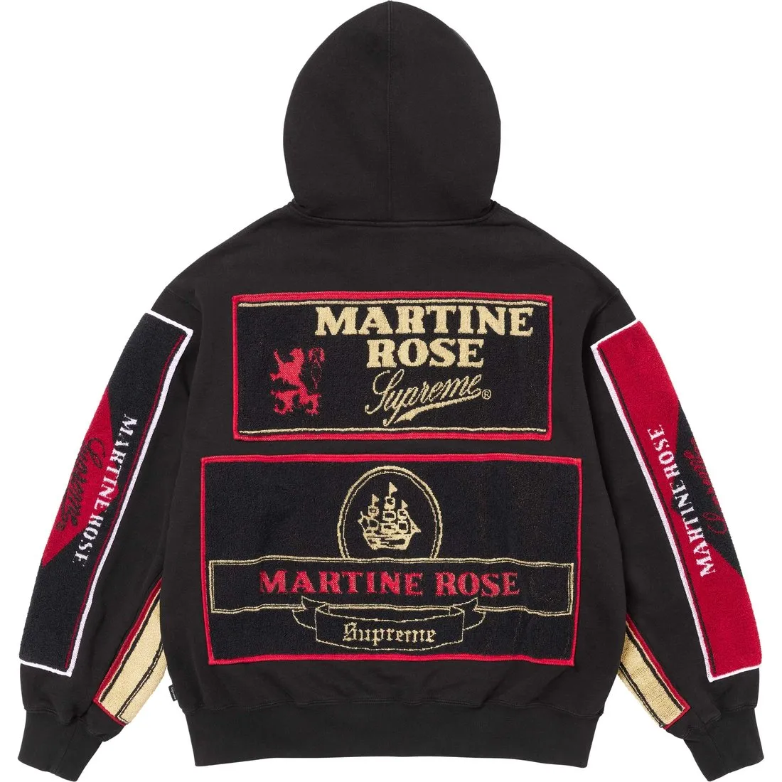 Supreme Martine Rose Towel Zip Up Hooded Sweatshirt