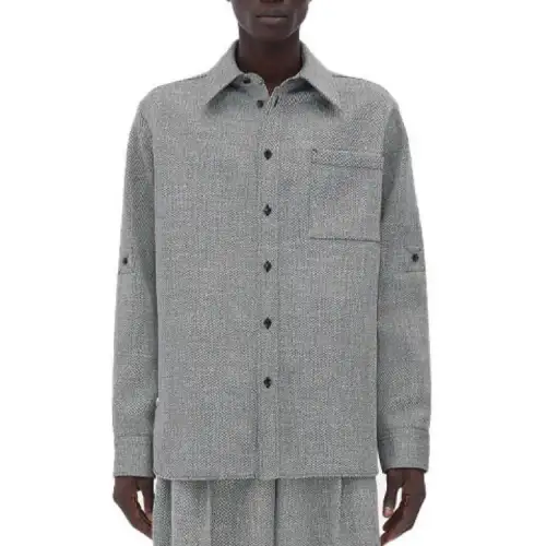 Bottega Veneta SS23 Shirt Men's Light Gray