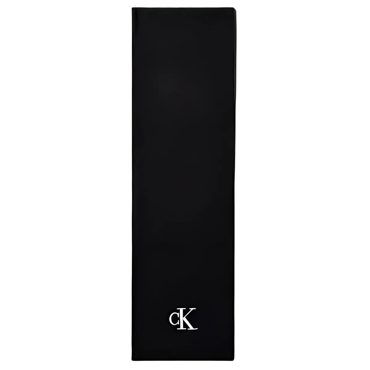 CALVIN KLEIN Knitted Fabric, Soft Acrylic Knit Scarves Unisex Black/Orange