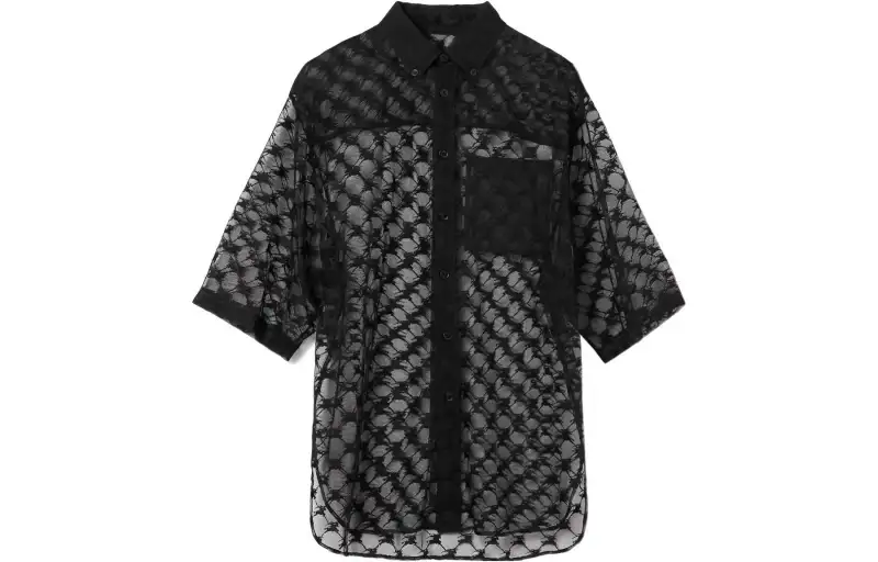 Burberry SS23 Shirt Men's Black