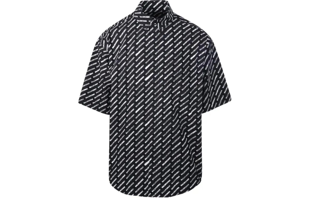 Balenciaga SS24 Shirt Men's Regular Fit Black