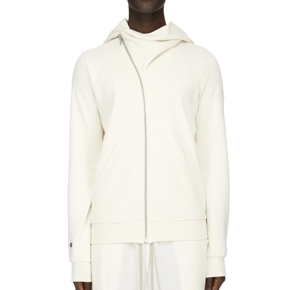 RICK OWENS X Champion Sweatshirts Men's White Hooded Moderate Regular