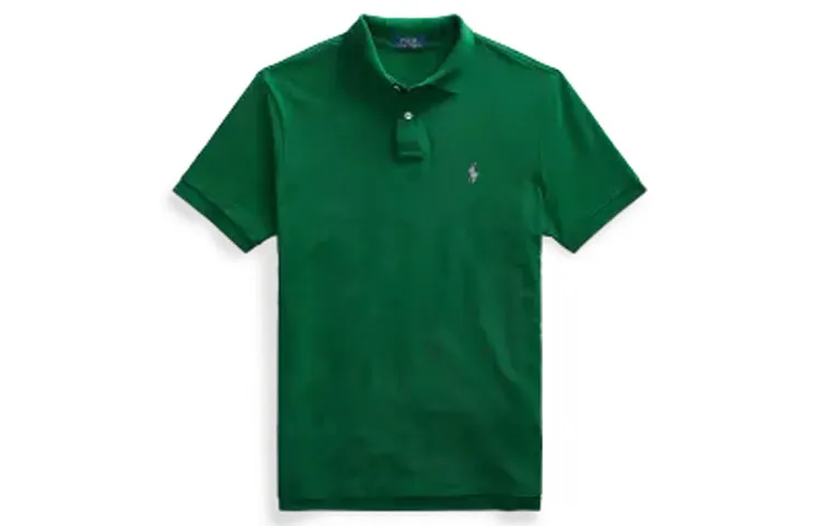 Polo Ralph Lauren SS22 Polo Shirt Custom Slim Fit Men's Green