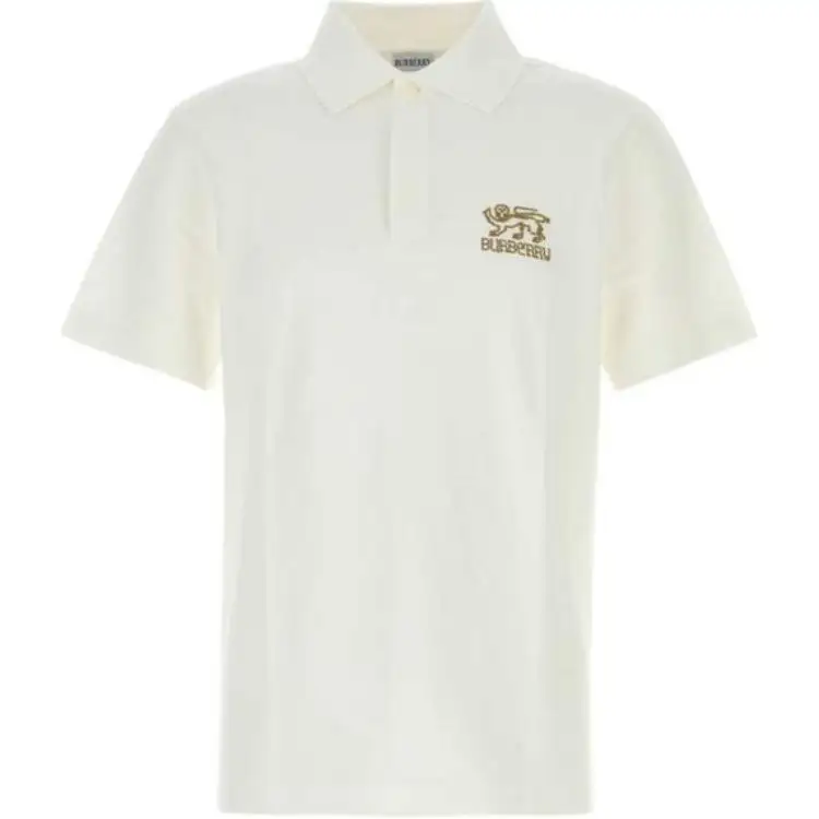 Burberry Logo Embroidered Polo Shirt