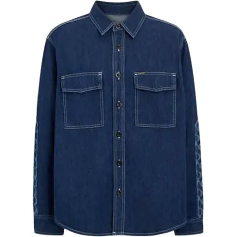 COACH Shirts Men's Blue Moderate