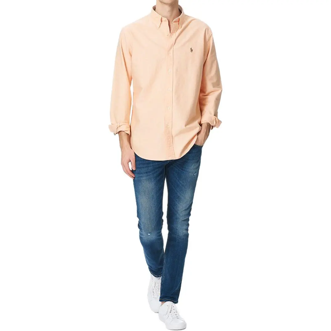 Polo Ralph Lauren FW23 Shirt Classic Version Men's Orange