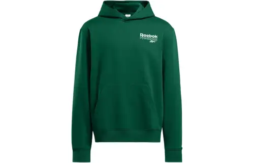 Reebok Sweatshirts Men's Green Hooded Moderate Regular