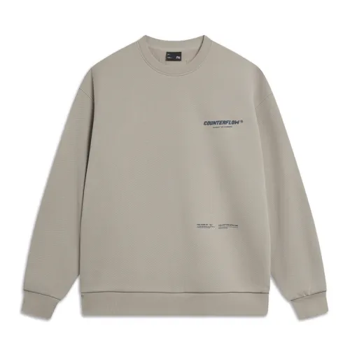 Li Ning Sweatshirt Unisex Rock Ridge Gray