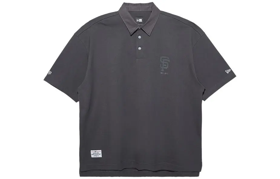 New Era Polo Shirt Men's Dark Gray