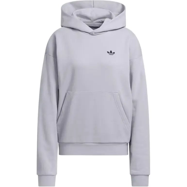 Adidas Originals Graphic Hoodie Gender Neutral Sweatshirt Unisex Gray
