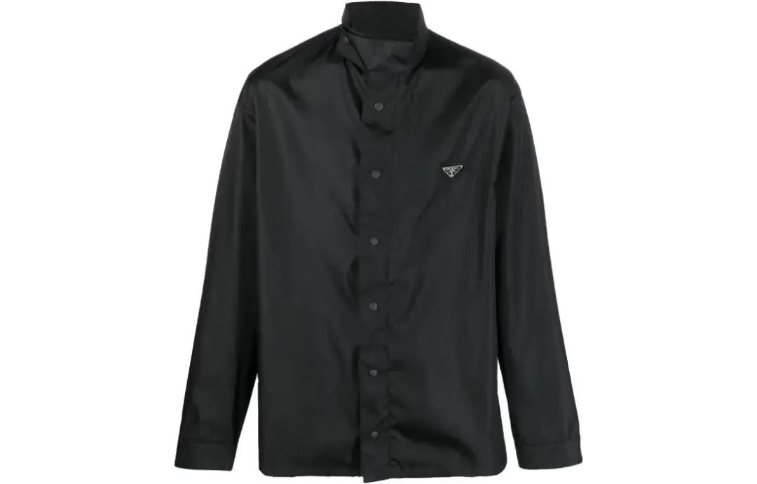PRADA Shirts Men's Black Turtleneck Moderate Other