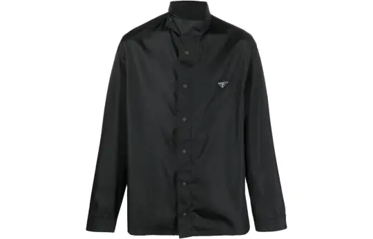 PRADA Shirts Men's Black Turtleneck Moderate Other