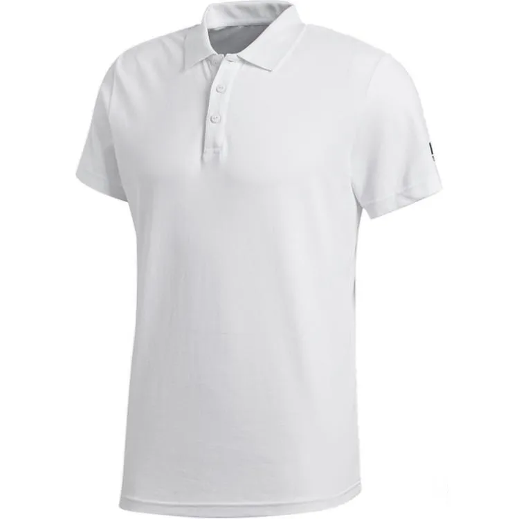 Adidas Polo Shirts Men's White Polo Collar Moderate Straight Fit
