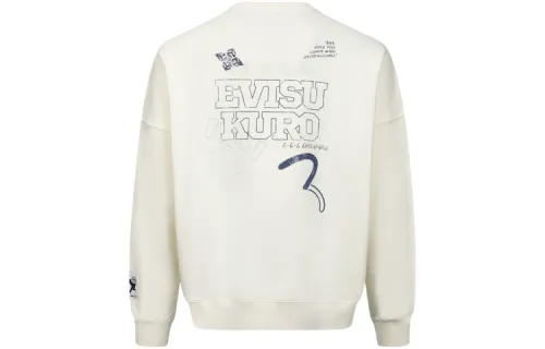 EVISU Sweatshirts Men's Crew Neck Moderate Regular