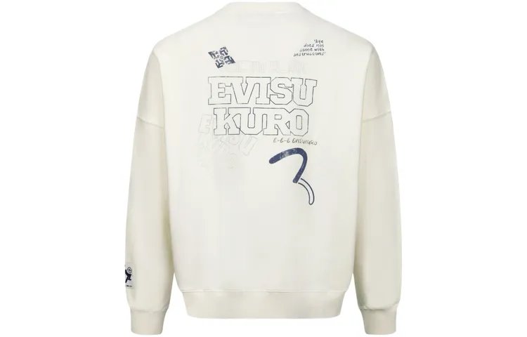 EVISU Sweatshirts Men's Crew Neck Moderate Regular