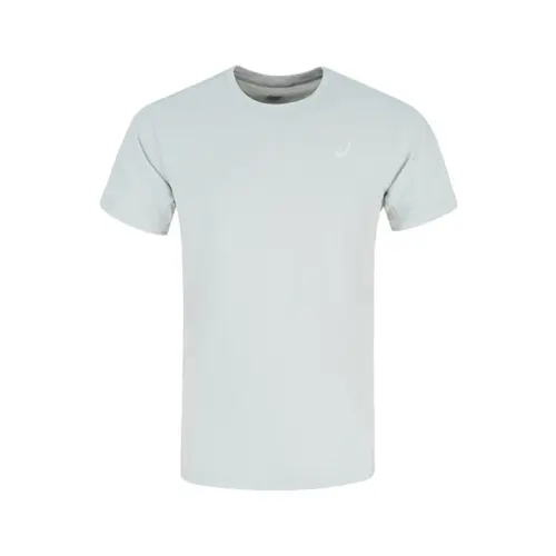 ASICS T Shirts Men's Gray Crew Neck Thin