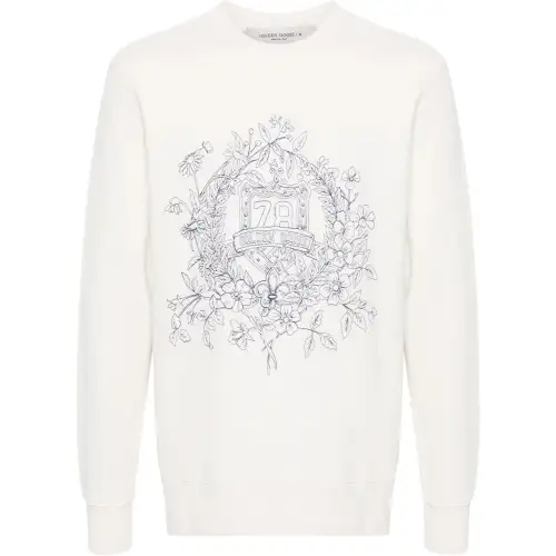 Golden Goose Sweatshirt Men's Light Beige