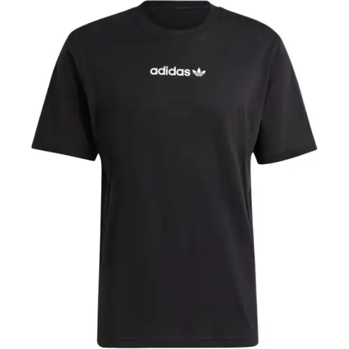Adidas Originals Trefoil T Shirts Men's Black Crew Neck Moderate