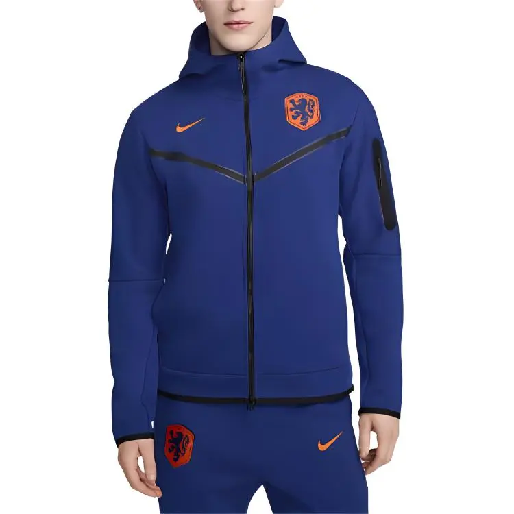 Nike Netherlands Tech Fleece Windrunner Sweatshirt Men's Dark Royal Blue
