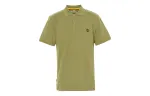 Timberland Polo Shirts Men's Green Polo Collar Moderate Straight Fit