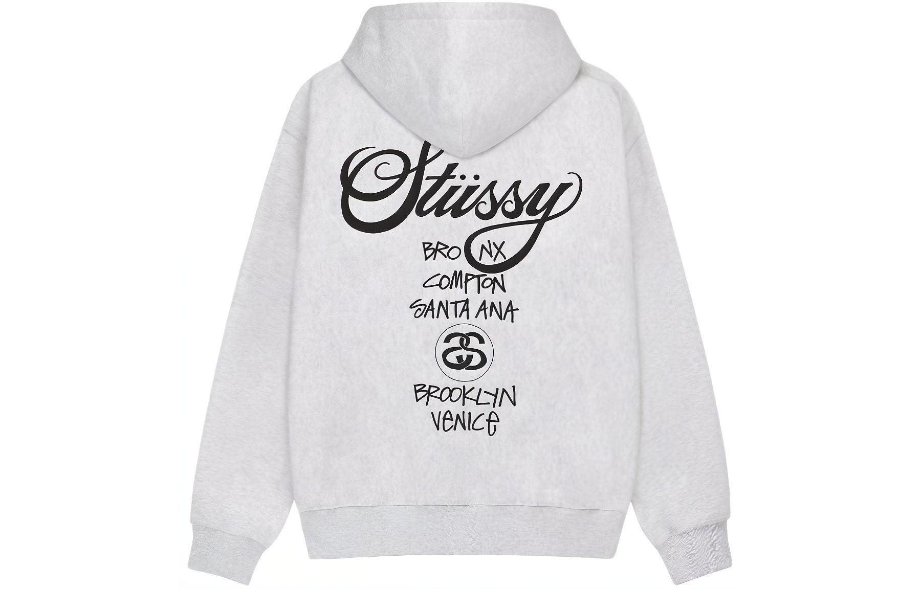 Худи Stussy World Tour (черное)