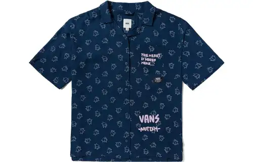 Vans OTW Shirts Unisex Blue Full Print Moderate Shirt