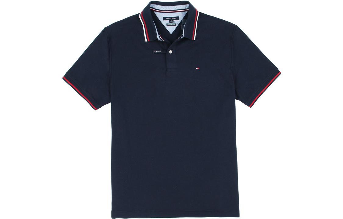 Tommy Hilfiger SS23 Polo Shirt Men's Dark Blue