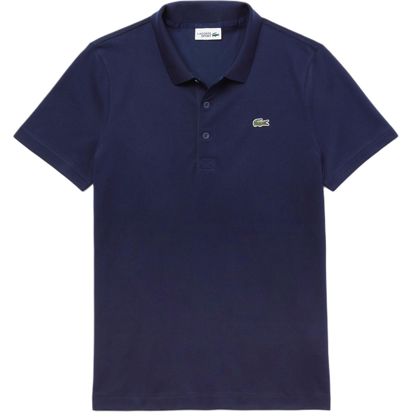 Мужское поло LACOSTE (синее)
