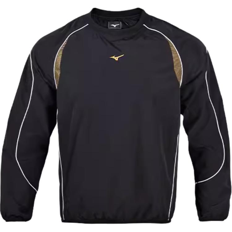 Мужское худи Mizuno (черно-золотое)