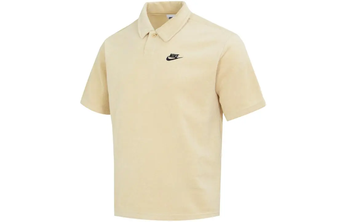 Nike Polo Shirts Men's Yellow Moderate