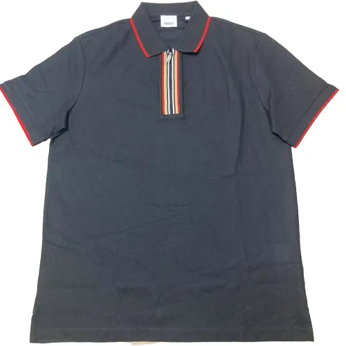Burberry SS24 Polo Shirt Men's Dark Gray