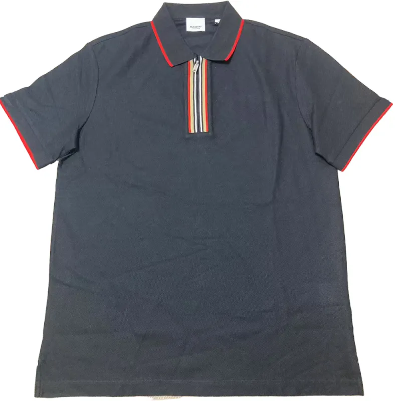 Burberry SS24 Polo Shirt Men's Dark Gray