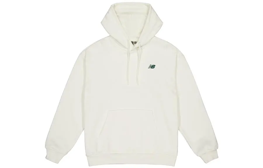 New Balance Sweatshirts Men's White Hooded Moderate Regular