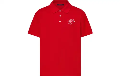 LOUIS VUITTON LV FALL FW22 Polo Shirt Men's Red