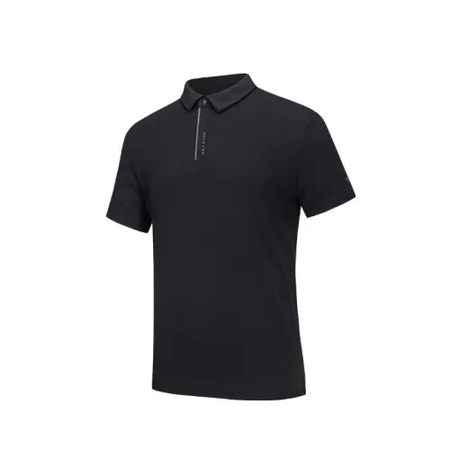 Anta Variety Training Collection Polo Shirt Men's Basic Black