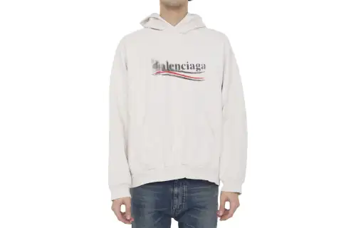 Balenciaga Logo Printed Hoodie
