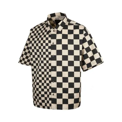Vans Off THE WALL HYBRID CHECKER Shirt Men's Black White