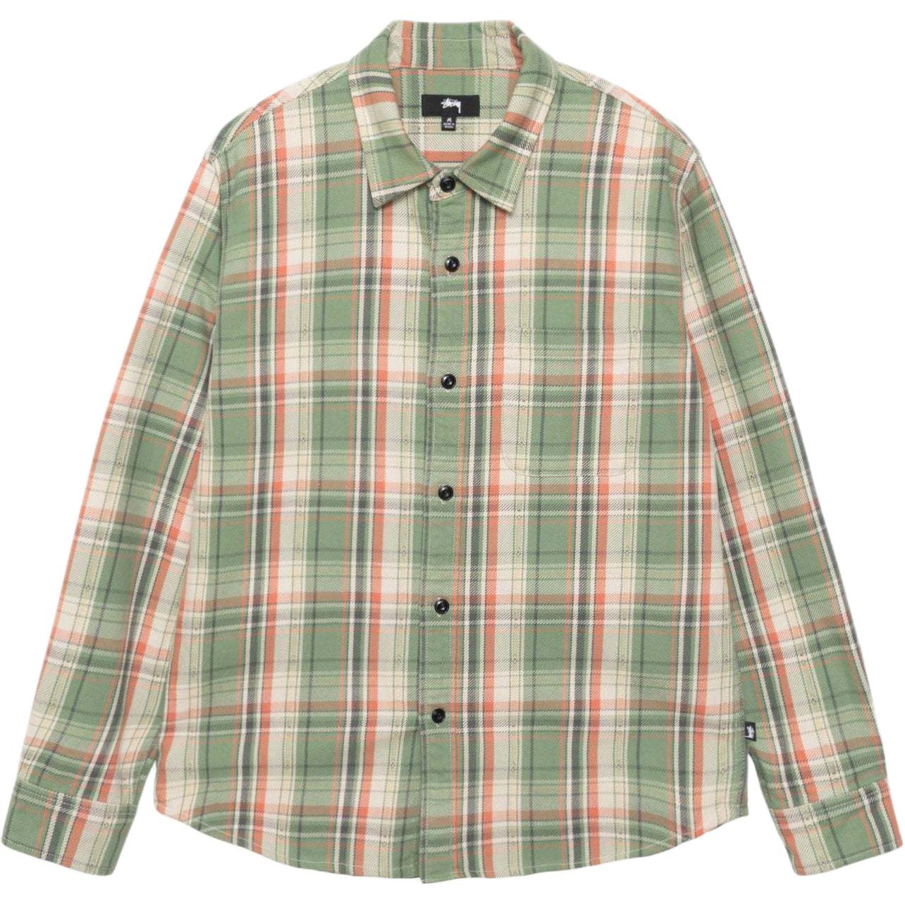 Рубашка Stussy FW24 DAN WASHED COTTON PLAID SHIRT (разноцветная)