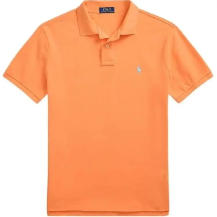 Polo Ralph Lauren Polo Shirt Custom Slim Fit Men's Orange