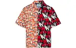 PRADA Shirts Men's Multicolor Cuban Collar Moderate Other