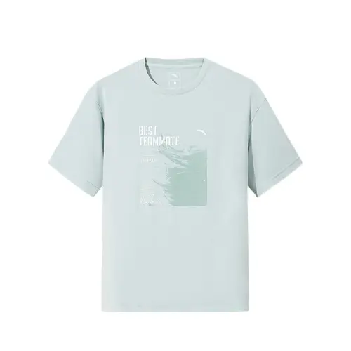 Anta Basketball Collection T Shirt Men's Sea Foam Cyan