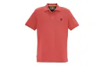Timberland Polo Shirts Men's Red Polo Collar Moderate Straight Fit
