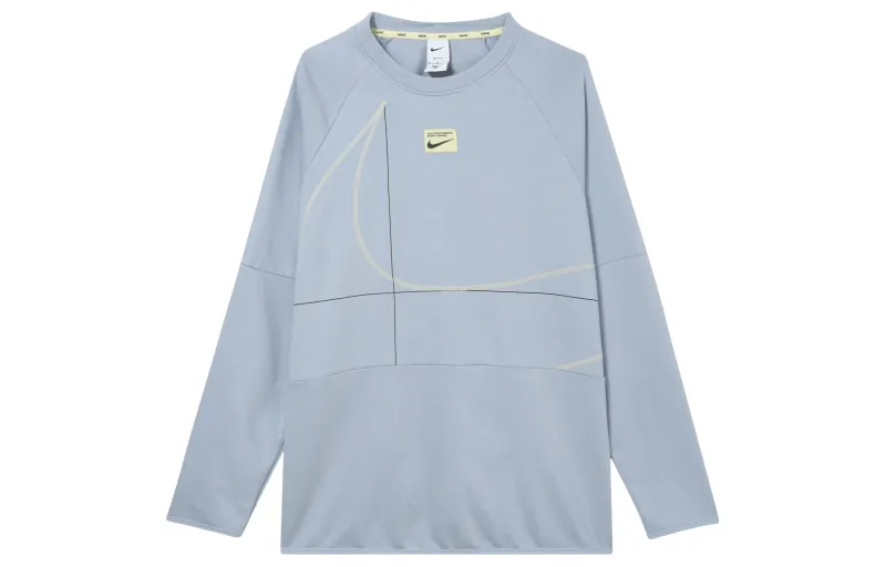 Nike Sweatshirts Men's Blue Crew Neck Moderate Regular