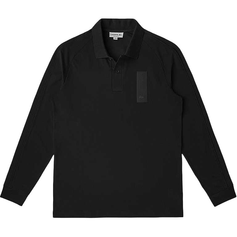Мужская футболка-поло LACOSTE (черная)