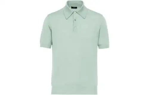 PRADA SS23 Polo Shirt Men's Gray