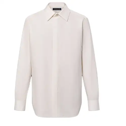 LOUIS VUITTON Long-Sleeved Silk And Cotton-Blend Evening Shirt
