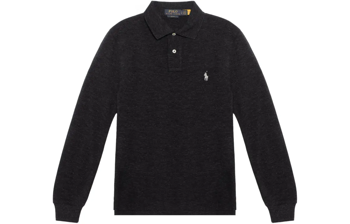 Polo Ralph Lauren Pony Embroidered Long Sleeved Polo Shirt